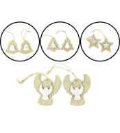 Zawieszki dewniane 2szt MIX