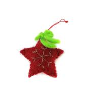 Zawieszka materiałowa gwiazdka