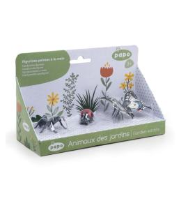 Figurki zwierząt i owadów - zestaw 3szt