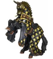 Koń Mistrza broni z byczym czubem