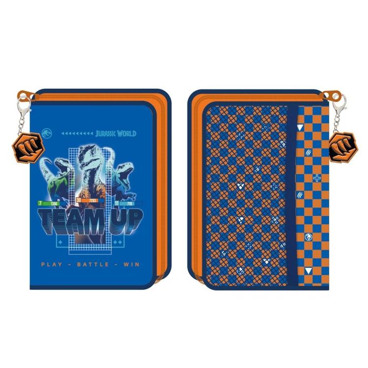 Piórnik z wyposażeniem 1 zamek Jurassic Park