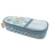 Piórnik szkolny z klapką Minionki