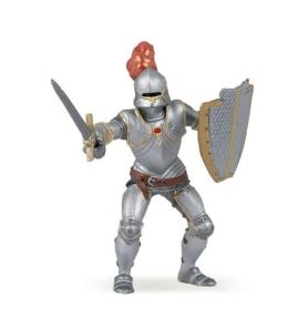 Rycerz w zbroi z pióropuszem