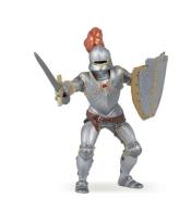 Rycerz w zbroi z pióropuszem