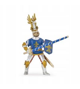 Rycerz w niebieskiej szacie w lilie