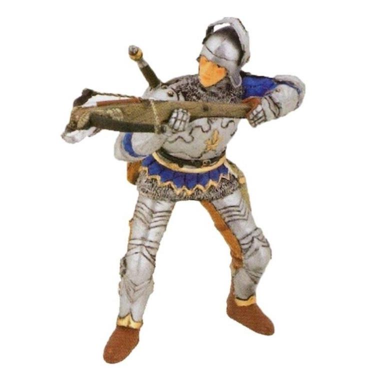 Rycerz z kuszą niebieski