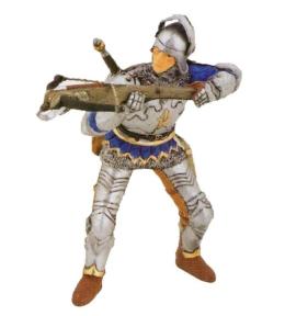 Rycerz z kuszą niebieski