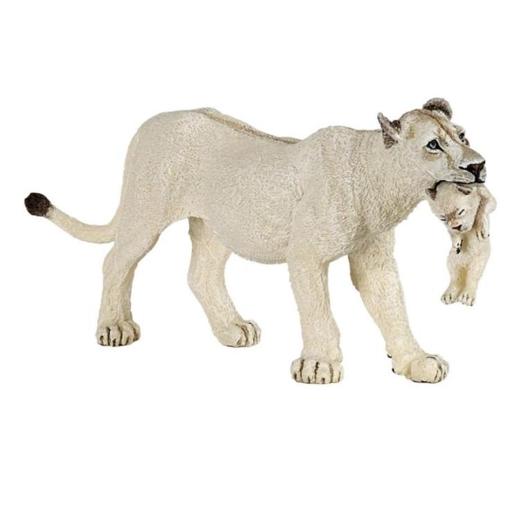 Lwica biała z młodym