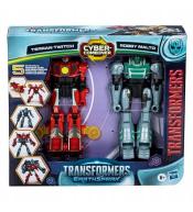 Transformers EarthSpark Cyber-Combiner Terran Twitch & Robby Malto – figurki 2-pack Hasbro