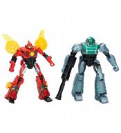 Transformers EarthSpark Cyber-Combiner Terran Twitch & Robby Malto – figurki 2-pack Hasbro