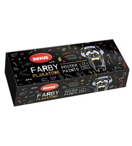 Farby plakatowe 20ml 12 kolorów