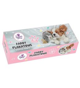 Farby plakatowe The Sweet Pets 20ml 12 kolorów
