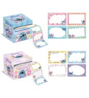 Naklejki w kartoniku 72szt Stitch mix