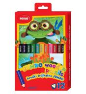 Kredki trójkątne Jumbo 12 kolorów