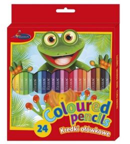 Kredki drewniane 24 kolory