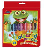 Kredki drewniane 24 kolory