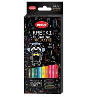 Kredki ołówkowe trójkątne 12kolorów