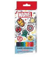 Kredki ołówkowe trójkątne Avengers 12 kolorów