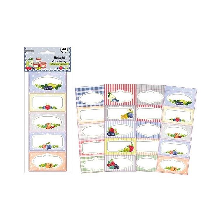 Naklejki na przetwory