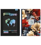 Teczka z gumką A4 Metaliza z drip off mix