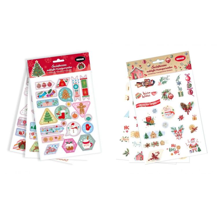 Naklejki ozdobne Świąteczne mix