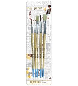 Pędzelki z naturalnego włosia Harry Potter 5szt.
