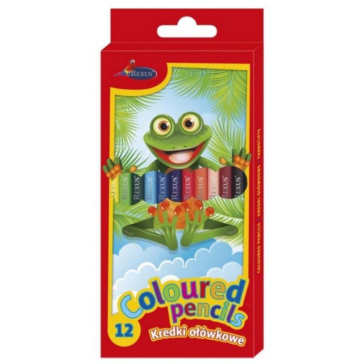 Kredki drewniane 12 kolorów