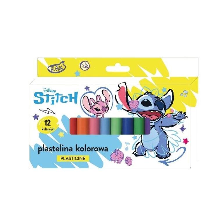 Plastelina 12 kolorów Stitch