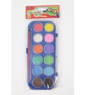 Farbki akwarelowe 12 kolorów