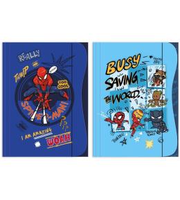 Teczka z gumką A4 Spider man mix
