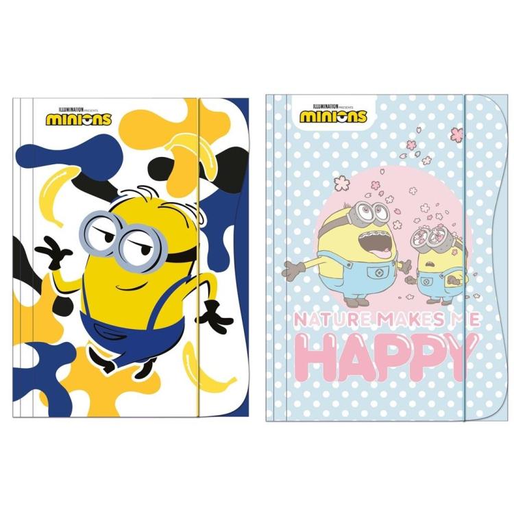 Teczka z gumką A4 Minionki Kids