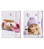 Teczka z gumką A4 The Sweet Pets - Kids mix