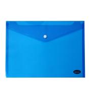Teczka kopertowa na zatrzask 235x335mm niebieska