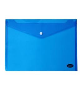 Teczka kopertowa na zatrzask 235x335mm niebieska