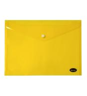 Teczka kopertowa na zatrzask 235x335mm żółta
