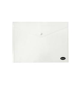 Teczka kopertowa na zatrzask A5 PCV bezbarwna