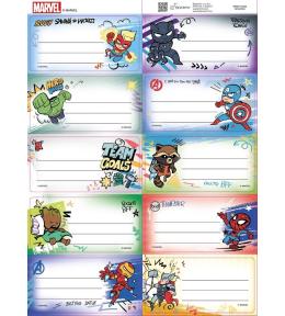 Naklejki na zeszyty pasek Avengers