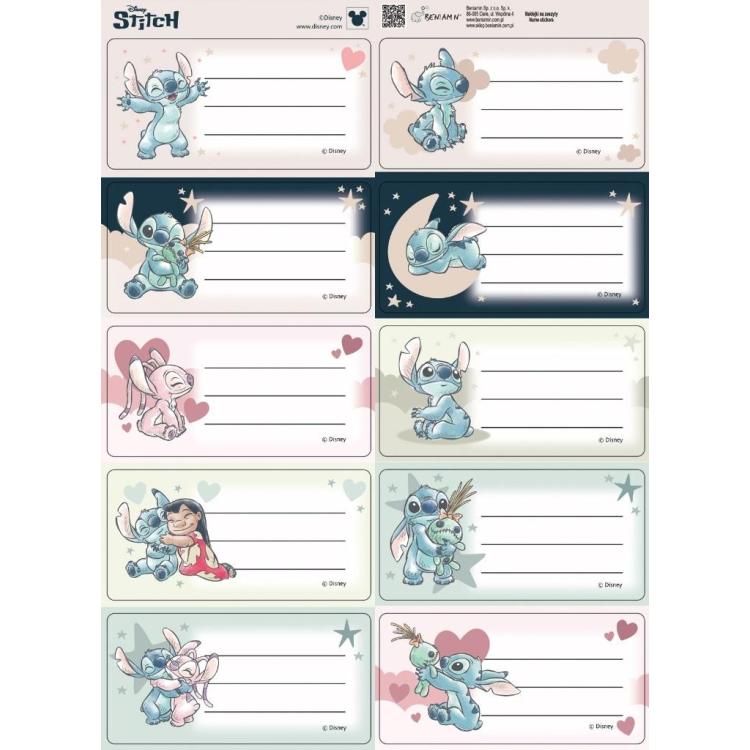 Naklejki na zeszyty pasek Stitch mix