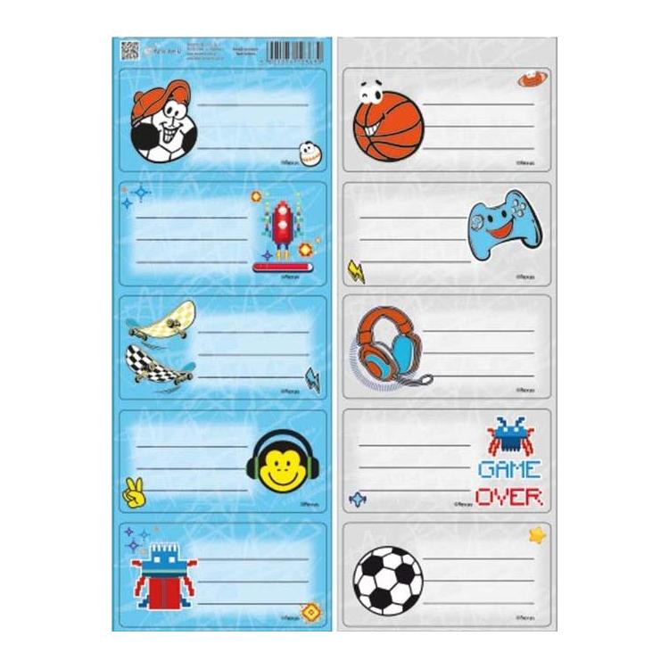 Naklejki na zeszyty pasek No name - chłopiec