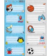 Naklejki na zeszyty pasek No name - chłopiec