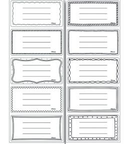 Naklejki na zeszyty pasek Unisex