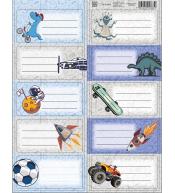 Naklejki na zeszyty No Name - Chłopiec