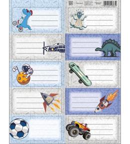 Naklejki na zeszyty No Name - Chłopiec