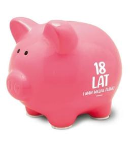 Skarbonka Pastel-18-stka dziewczyna