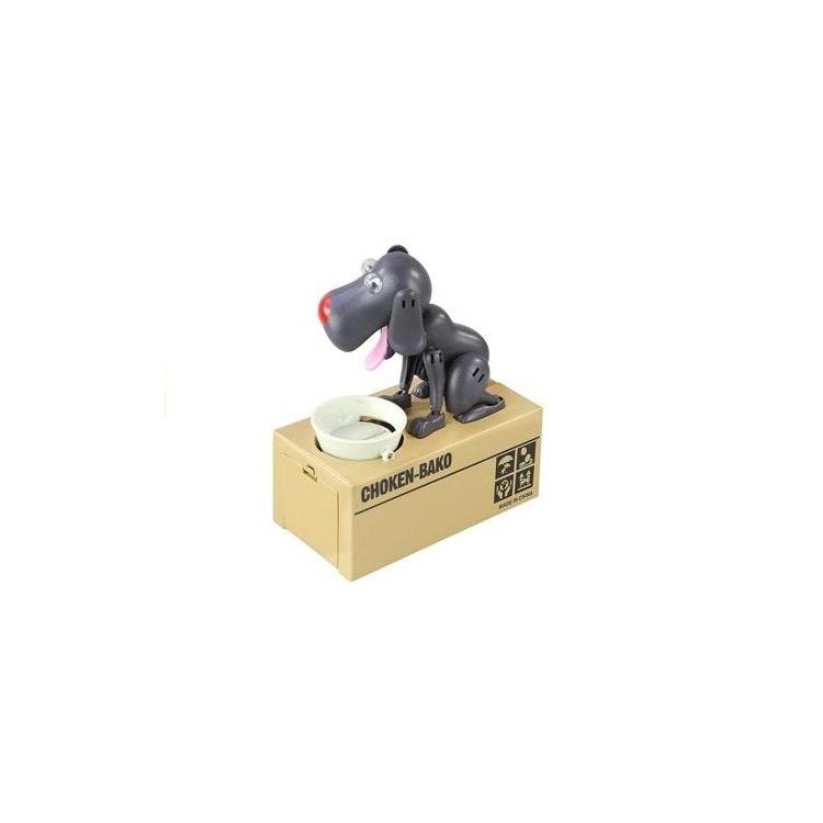 Skarbonka Pies zjadający monety grafitowy