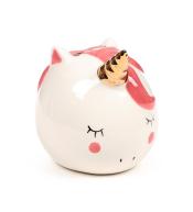 Skarbonka ceramiczna Jednorożec biały