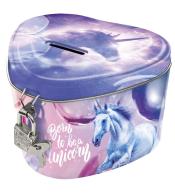 Skarbonka z kłódką serce Jednorożec 15 DERFORM