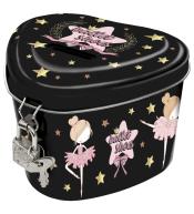 Skarbonka z kłódką serce Baletnica 12 DERFORM