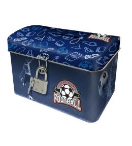 Skarbonka z kłódką kuferek Piłka DERFORM
