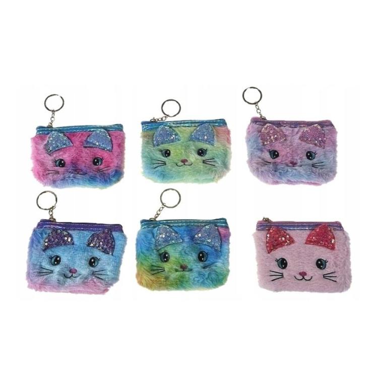 Portfel pluszowy MIX